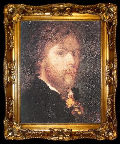 framed  Gustave Moreau Self-Portrait, ta009-2